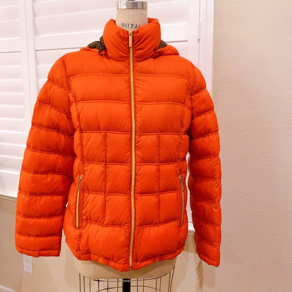 Michael Michael Kors Orange Down Jacket: PXL